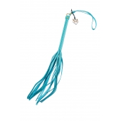 Голубая кожаная плеть - 50 см. - Pecado - купить с доставкой в Тольятти