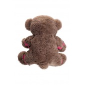 Бондажный набор: бурый мишка с розовыми оковами и наручниками - Pecado - купить с доставкой в Тольятти