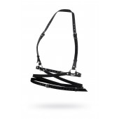 Черная кожаная портупея «Осанка» - Pecado - купить с доставкой в Тольятти