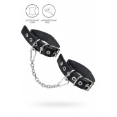 Черные оковы из одного ремешка с люверсами - Pecado - купить с доставкой в Тольятти