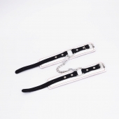 Бело-красные кожаные оковы - Crazy Handmade - купить с доставкой в Тольятти