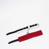 Бело-красные кожаные оковы - Crazy Handmade - купить с доставкой в Тольятти