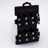 Черные кожаные наручники из звеньев - Crazy Handmade - купить с доставкой в Тольятти