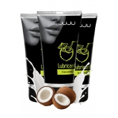 Набор из 3 съедобных лубрикантов JUJU со вкусом кокоса - JuJu - купить с доставкой в Тольятти