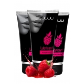 Набор из 3 съедобных лубрикантов JUJU со вкусом малины - JuJu - купить с доставкой в Тольятти