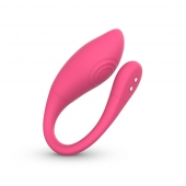 Розовое интерактивное виброяйцо Aria - Easy toys