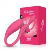 Розовое интерактивное виброяйцо Aria - Easy toys