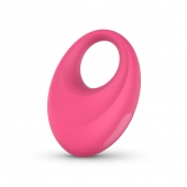 Розовое интерактивное эрекционное виброкольцо Leo - Easy toys - в Тольятти купить с доставкой