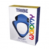 Синее эрекционное кольцо Wooomy Tribeс с вибрацией - Adrien Lastic - в Тольятти купить с доставкой