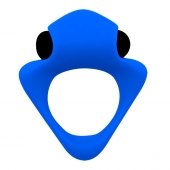 Синее эрекционное кольцо Wooomy Tribeс с вибрацией - Adrien Lastic - в Тольятти купить с доставкой