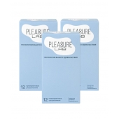 Набор из 3 упаковок ультратонких презервативов Pleasure Lab (по 12 шт.) - Pleasure Lab - купить с доставкой в Тольятти