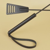 Черный кожаный стек «Сириус» - 60 см. - Sitabella - купить с доставкой в Тольятти