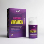 Стимулирующий гель с эффектом вибрации Blackberry Vibration - 15 мл. - INTT - купить с доставкой в Тольятти