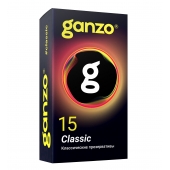 Классические презервативы с обильной смазкой Ganzo Classic - 15 шт. - Ganzo - купить с доставкой в Тольятти