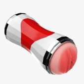 Двусторонний мастурбатор в колбе Power Grip Cup - вагина и ротик - Boys of Toys - в Тольятти купить с доставкой