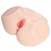 Мастурбатор-полуторс с двойным слоем материала и вибрацией Jenny Onahole Real Vagina - KOKOS - в Тольятти купить с доставкой