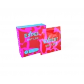 Презервативы с разогревающим эффектом Expert Hot Love - 3 шт. - Expert - купить с доставкой в Тольятти