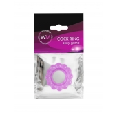 Лиловое эрекционное кольцо с 2 рядами стимулирующих шариков - Erowoman-Eroman - в Тольятти купить с доставкой