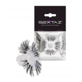 Эластичное эрекционное кольцо с черными «ресничками» - Sextaz - в Тольятти купить с доставкой