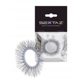 Круглое эрекционное кольцо с «ресничками» - Sextaz - в Тольятти купить с доставкой