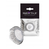 Эластичное эрекционное кольцо с длинными черными «ресничками» - Sextaz - в Тольятти купить с доставкой