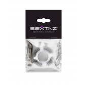 Эластичное кольцо с «ресничками» и 4 шариками - Sextaz - в Тольятти купить с доставкой