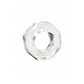 Прозрачное эрекционное кольцо в форме гайки - Sex Expert - в Тольятти купить с доставкой