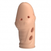 Телесная насадка на пенис Booker - 8 см. - Baile - в Тольятти купить с доставкой