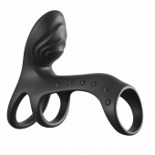 Черная насадка на пенис Ultimate Couples Cage Pro - Pipedream - в Тольятти купить с доставкой