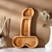 Деревянное блюдо для подачи в форме члена (25 х 16,5 х 1,7 см) - Сима-Ленд - купить с доставкой в Тольятти