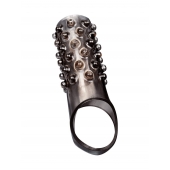 Дымчатая насадка на пенис с выпуклостями - 12 см. - Sex Expert - в Тольятти купить с доставкой