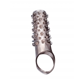 Дымчатая насадка на пенис с шипами и выпуклостями - 12 см. - Sex Expert - в Тольятти купить с доставкой