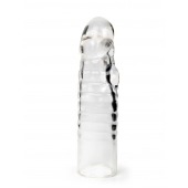 Прозрачная закрытая насадка на член - 15 см. - Sex Expert - в Тольятти купить с доставкой