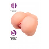 Реалистичный мастурбатор в форме попки с 2 любовными входами - No Name - в Тольятти купить с доставкой