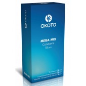 Презервативы OKOTO Mega Mix - 18 шт. - Sitabella - купить с доставкой в Тольятти