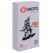 Точечные презервативы OKOTO Dotted - 12 шт. - Sitabella - купить с доставкой в Тольятти