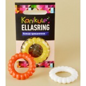 Цветное рельефное эрекционное кольцо Ellasring - Sitabella - в Тольятти купить с доставкой