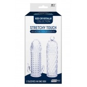 Набор из 2 прозрачных насадок на член Seductive Tickler Sleeves Set - NMC - в Тольятти купить с доставкой