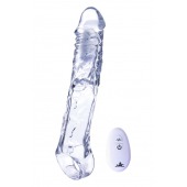 Прозрачная насадка-удлинитель Length Enhancer With Bullet с подхватом - 22,3 см. - NMC - в Тольятти купить с доставкой