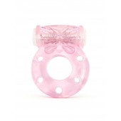 Розовое эрекционное виброкольцо с бабочкой - 1137 - в Тольятти купить с доставкой