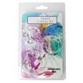 Набор из 3 эрекционных прозрачных колец - Boys of Toys - в Тольятти купить с доставкой