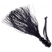 Черная силиконовая плетка - 25,4 см. - Boys of Toys - купить с доставкой в Тольятти