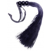 Черная силиконовая плетка - 25,4 см. - Boys of Toys - купить с доставкой в Тольятти