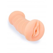 Телесный двусторонний мастурбатор с вибропулей и эрекционными кольцами в комплекте - Sexy Girl - в Тольятти купить с доставкой