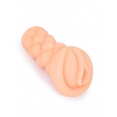 Телесный мастурбатор-вагина с вибропулей и эрекционными кольцами в комплекте - Sexy Girl - в Тольятти купить с доставкой