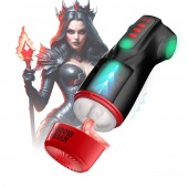 Интерактивный мастурбатор Raven с вакуумом, вибрацией и подсветкой - Shots Media BV - в Тольятти купить с доставкой