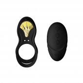 Черное эрекционное виброкольцо Bayek с пультом ДУ - Zalo - в Тольятти купить с доставкой