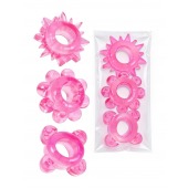 Комплект из 3 розовых эрекционных колец - Erowoman-Eroman - в Тольятти купить с доставкой