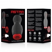 Черно-красный мастурбатор с вибрацией и всасыванием - JAMYJOB - в Тольятти купить с доставкой