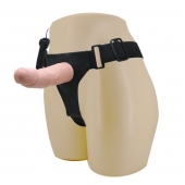 Реалистичный страпон-фаллоимитатор на трусиках Ultra Passionate Harness - 15 см. - Baile - купить с доставкой в Тольятти